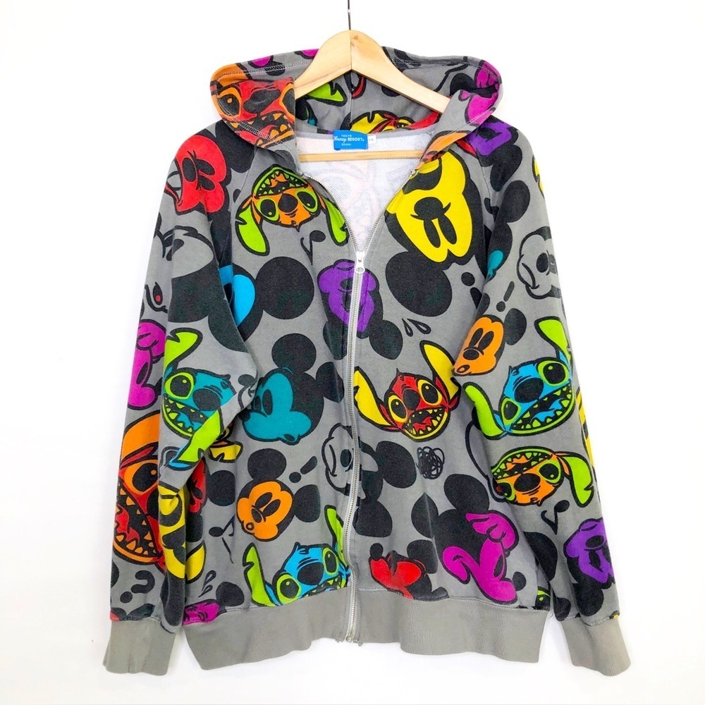 Disney Tokyo resort, Mickey and stitch hoodie